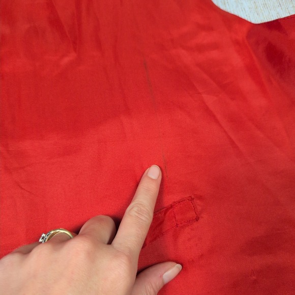 Hunters Run Leather Vest Western Suede Button Front Red Sleeveless 1X‎ - Picture 5 of 7